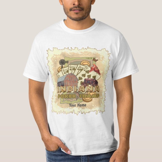 Indiana Poker T-Shirt (Vorderseite)