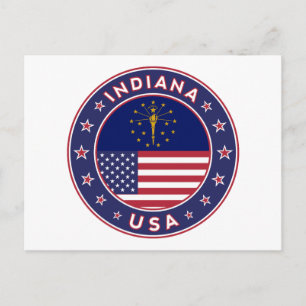 Indiana Postkarte