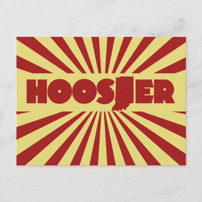 Indiana Postkarte (Vorderseite)