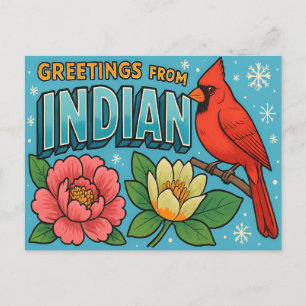 INDIANA Postkarte