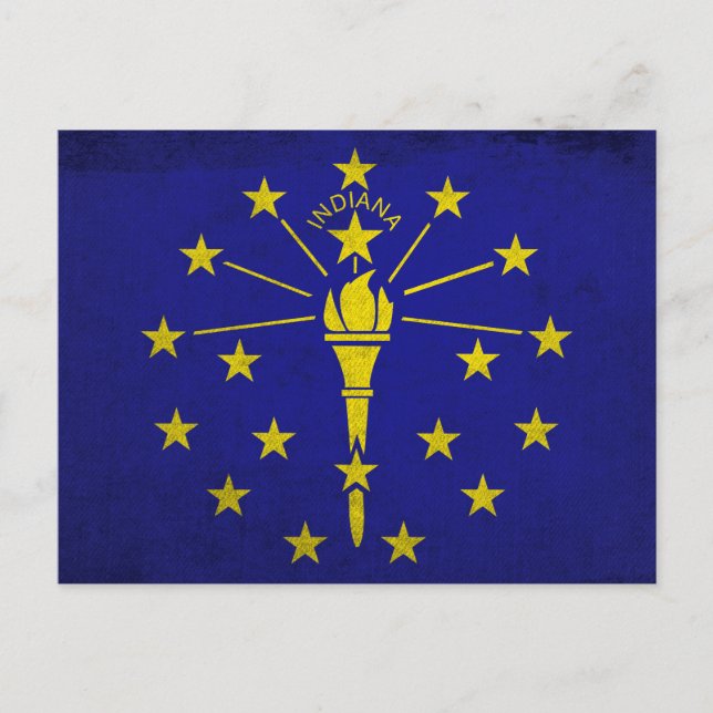 Indiana Postkarte (Vorderseite)