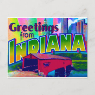 Indiana Postkarte