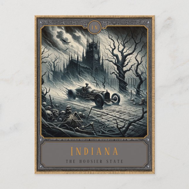 Indiana | Postkarte Gothic Art (Vorderseite)