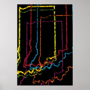 indiana pride blur poster