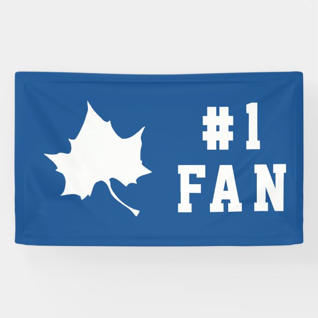 Indiana Staat Leaf Banner (Horizontal)