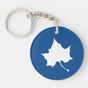 Indiana Staat Leaf Schlüsselanhänger