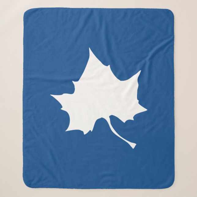 Indiana Staat Leaf Sherpadecke (Vorderseite)