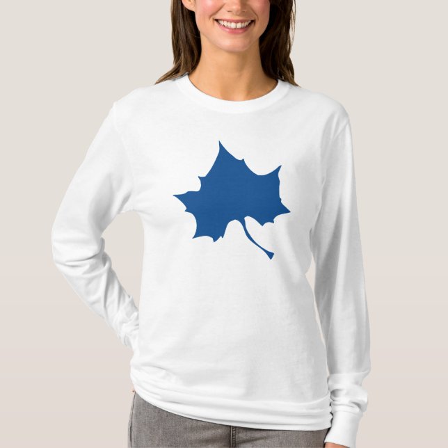 Indiana Staat Leaf T-Shirt (Vorderseite)