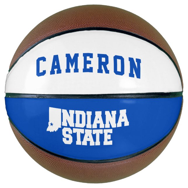 Indiana-Staat-Logo Basketball (Vorderseite)