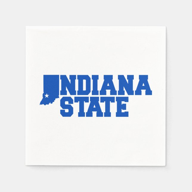 Indiana-Staat-Logo Serviette (Vorderseite)