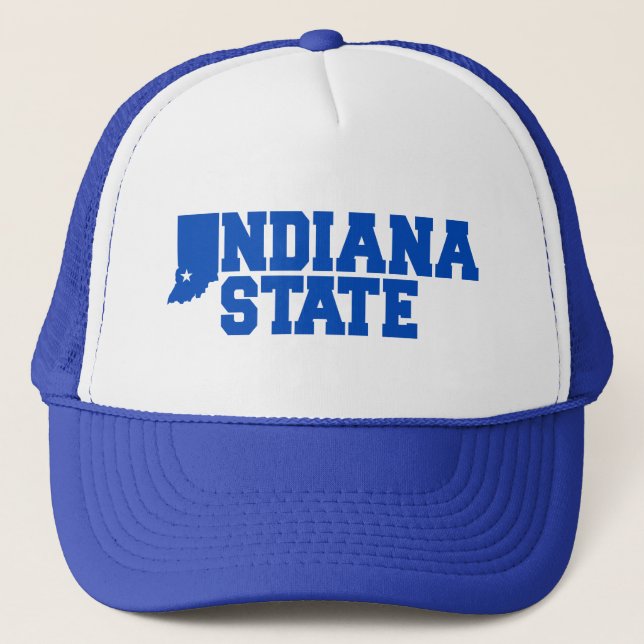 Indiana-Staat-Logo Truckerkappe (Vorderseite)