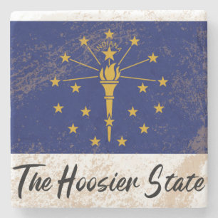Indiana Staat Nickname - Stone Untersetzer