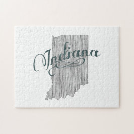Indiana Staat Typografie