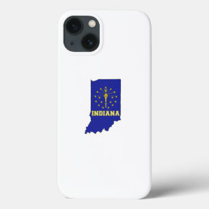 Indiana-Staats-Flagge und Karte title_seo2