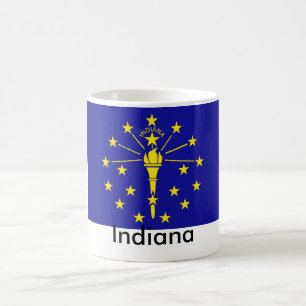Indiana-Staats-Flaggen-Tasse Kaffeetasse