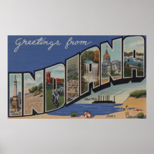 Indiana (Stahlwerke/Sanddünen) Poster
