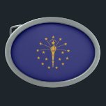 Indiana State Flag Design Ovale Gürtelschnalle<br><div class="desc">Hier ist ein Indiana State Flag Design präsentiert auf einer Vielzahl von beliebten Produkten. Eine tolle Geschenkidee für jeden Anlaß und alle,  die einen Besuch abstatten. Verwenden Sie den Link "Diesen Designer Gefragt",  um uns mit Ihren speziellen Designanfragen oder für Hilfe bei Ihren individuellen Anpassungsbedürfnissen zu kontaktieren.</div>