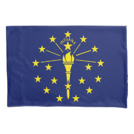 Indiana State Flag Print Patriotc Kissenbezug