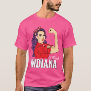Indiana State Lehrer Rot Für Ed Redfored Ich Lehre T-Shirt