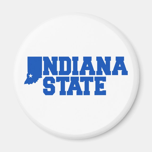 Indiana State Logo Magnet (Vorne)