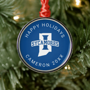 Indiana State University Feiertag Ornament Aus Metall
