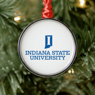 Indiana State University Feiertag Ornament Aus Metall