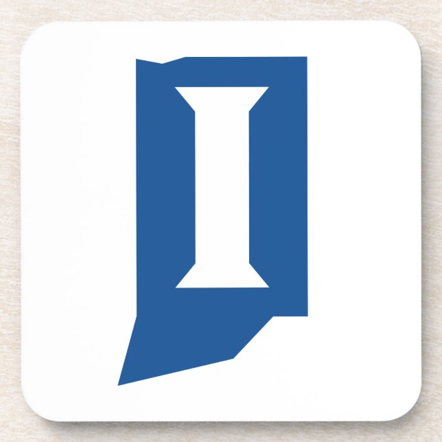 Indiana State University Getränkeuntersetzer (Vorderseite)