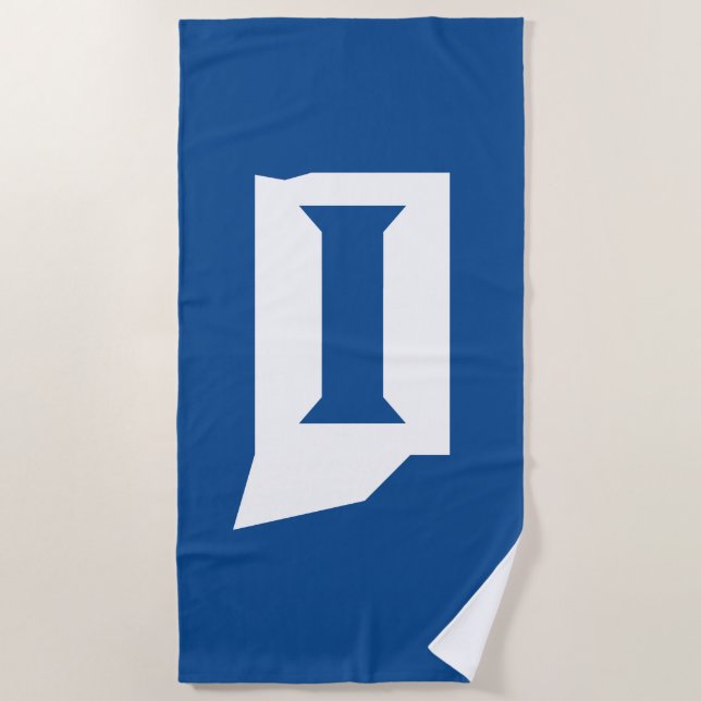 Indiana State University Strandtuch (Vorderseite)