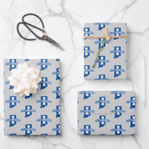 Indiana State University Sycamores Geschenkpapier Set