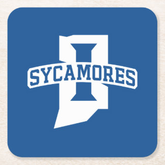 Indiana State University Sycamores Rechteckiger Pappuntersetzer