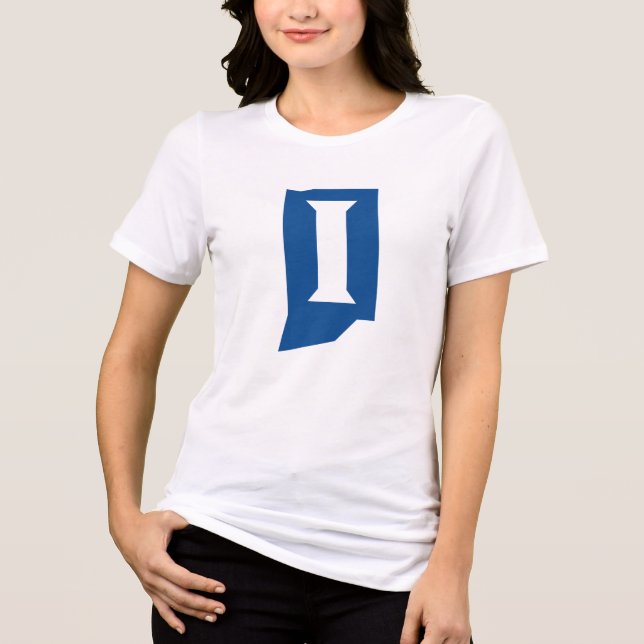 Indiana State University Tri-Blend Shirt (Vorderseite)