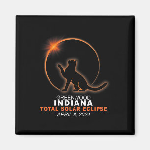 Indiana Total Solar Eclipse 2024 1 Magnet