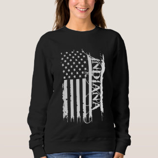 Indiana United Staaten beklagt US-Flagge Sweatshirt