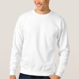 Indiana USA besticktes Basic White Sweatshirt