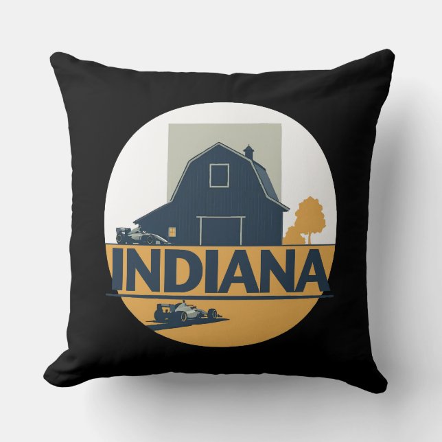 Indiana USA Kissen (Vorderseite)