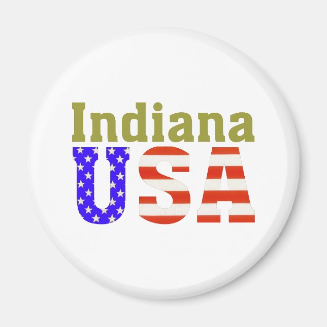 Indiana USA! Magnet (Vorne)