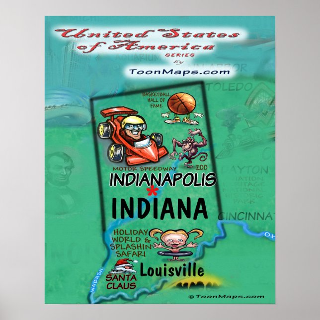 Indiana USA Poster (Vorne)
