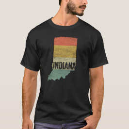Indiana Vintag Retro-Farbtabelle T-Shirt