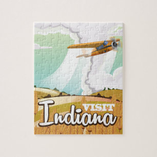 Indiana Vintage Reiseplakat