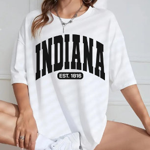Indiana Vintage-Shirt, USA Spieltag & Reise-Gesche T-Shirt