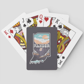 Indiana Wander Playing Cards - Lila Spielkarten