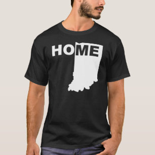 Indiana Zuhause Weg Von State T-Shirt Tees