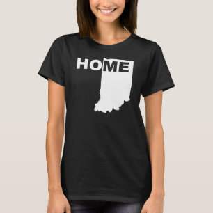 Indiana Zuhause Weg Von State T-Shirt Tees