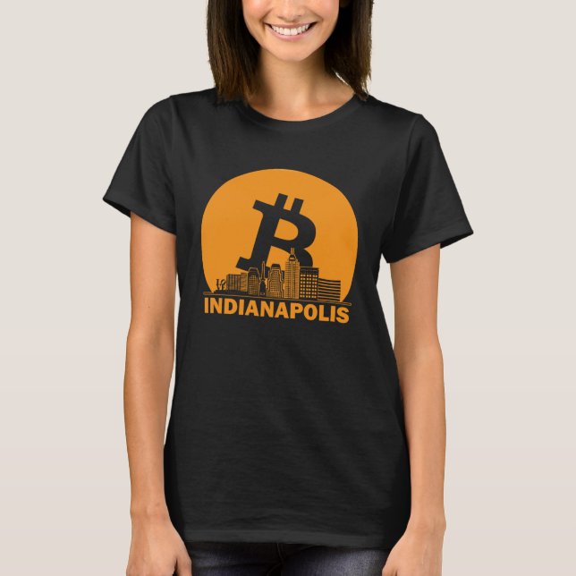 Indianapolis Bitcoin Maximalist Bitcoin Indianapol T-Shirt (Vorderseite)