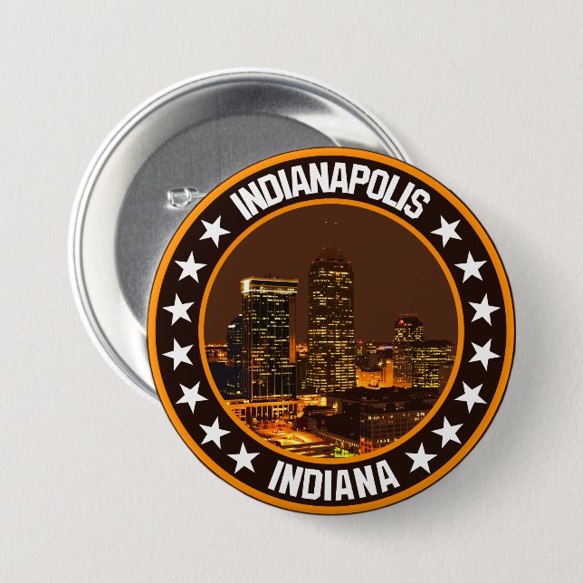 Indianapolis Button (Vorne & Hinten)