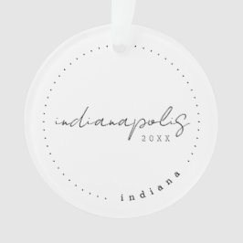 Indianapolis, in Travel Vereinte Staaten Simple Ornament