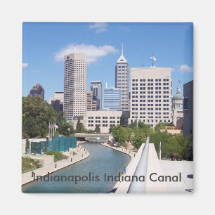 Indianapolis Indiana Canal Magnet