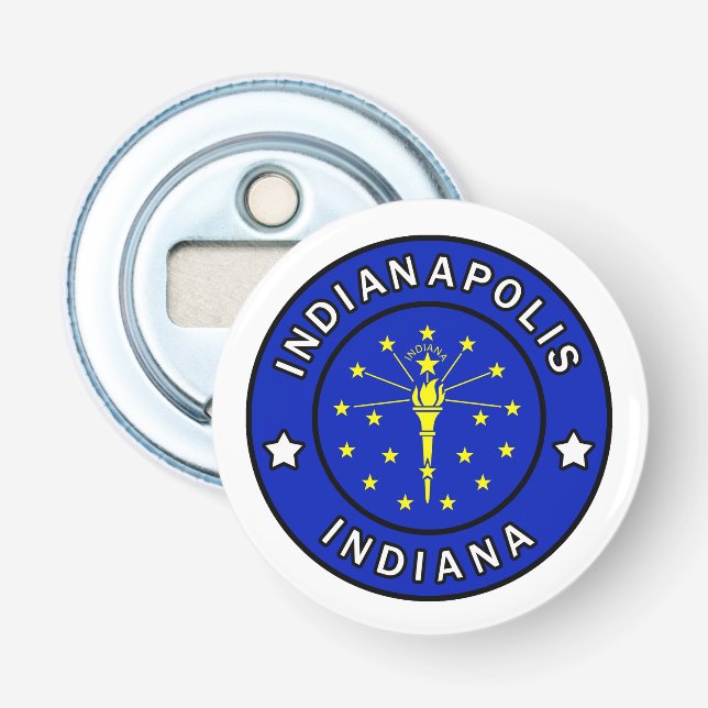 Indianapolis Indiana Flaschenöffner (Vorderseite)
