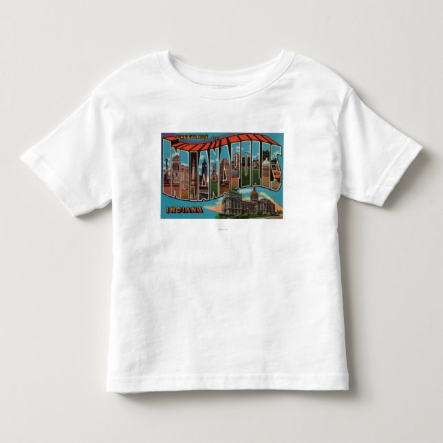 Indianapolis, Indiana (Hauptstadts-Gebäude) Kleinkind T-shirt (Vorderseite)