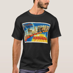 Indianapolis Indiana in der Vintagen T-Shirt